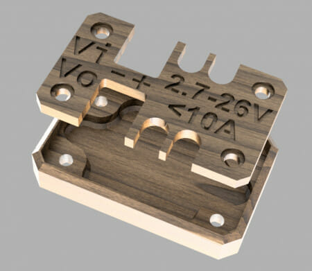 Render. Not actually wood, but wood looks more interesting rendered