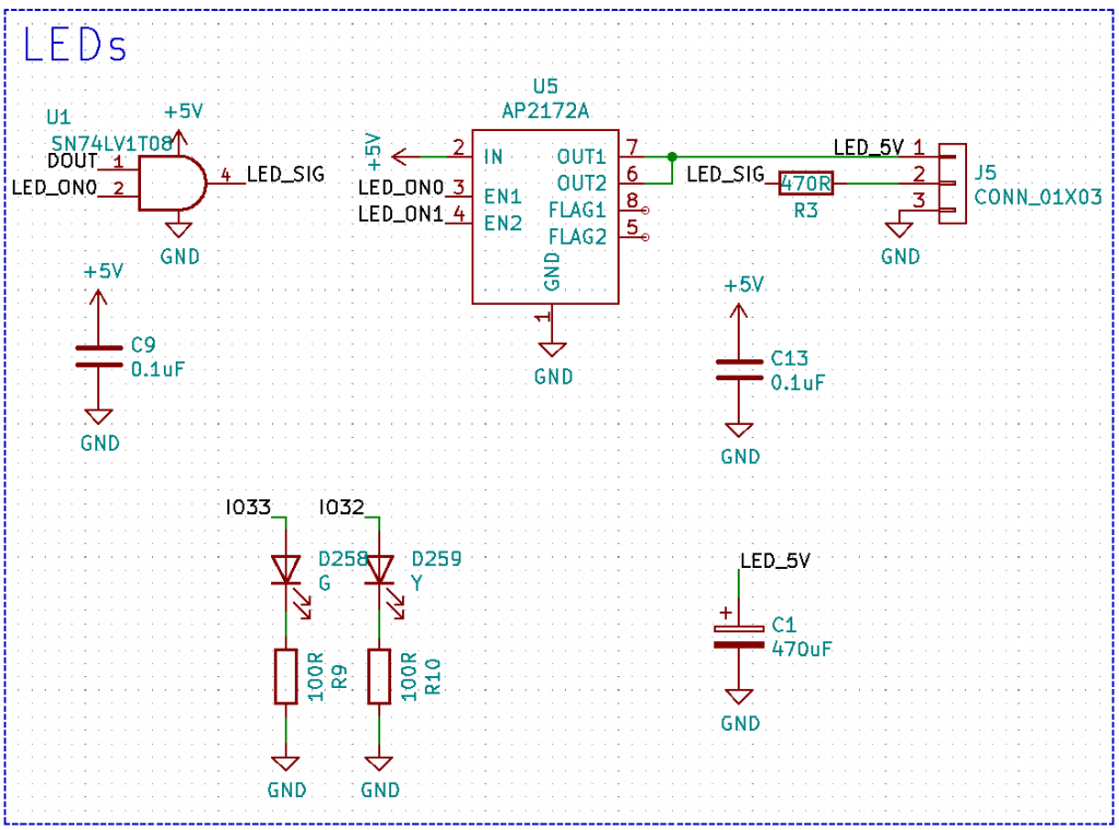 LED interface